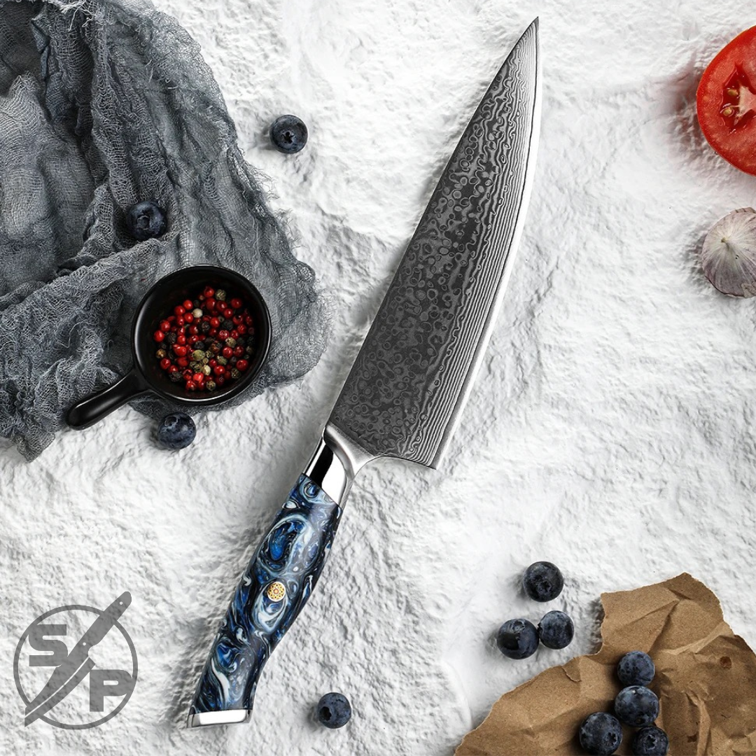 Blueberry Yogurt Chef Knife